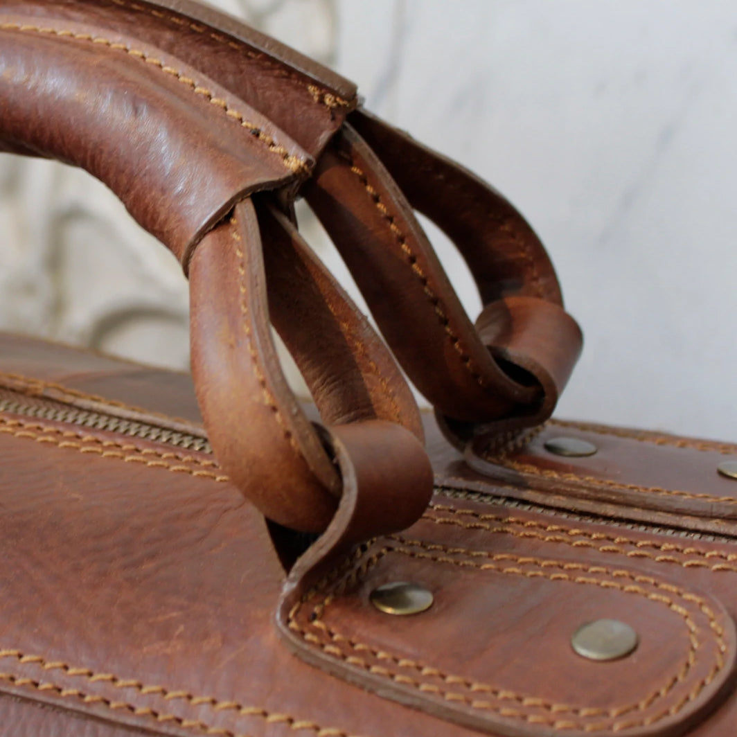 Leder Weekender