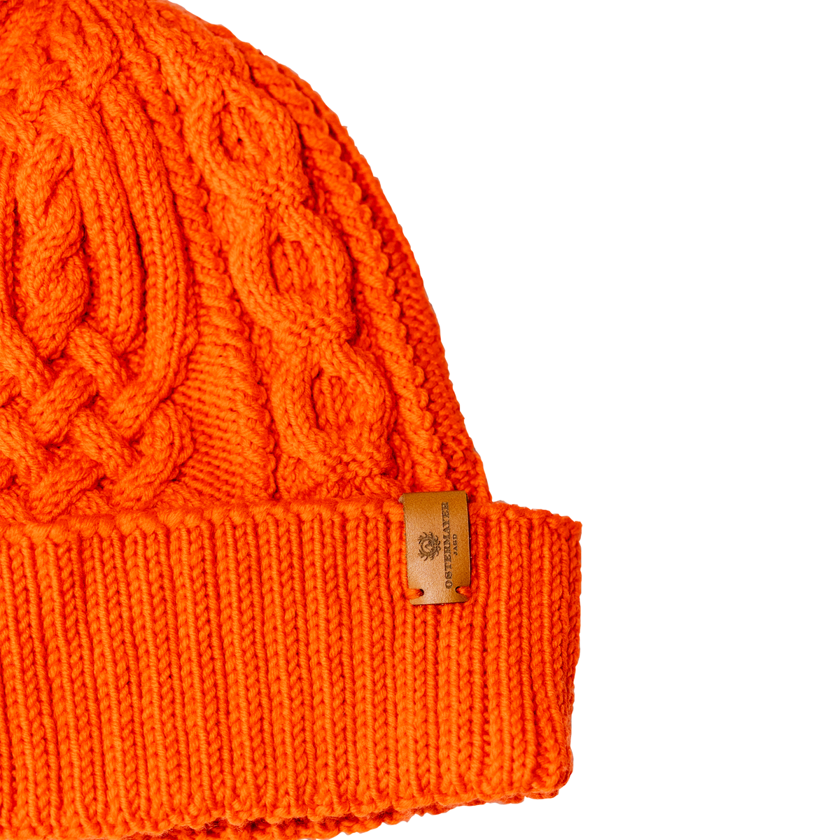 Mütze aus 100% Merino Signarorange